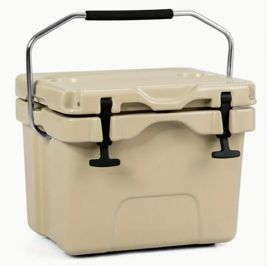 16 Quart Cooler Portable Ice Chest 24 Cans Ice Box Leak-Proof