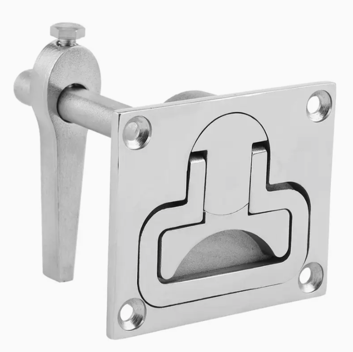 Stainless Steel Flush Mount Hatch Latch – Marine Grade Hardware