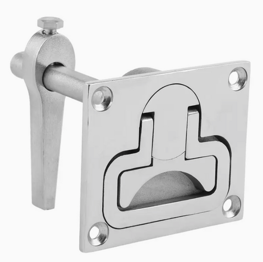 Stainless Steel Flush Mount Hatch Latch – Marine Grade Hardware