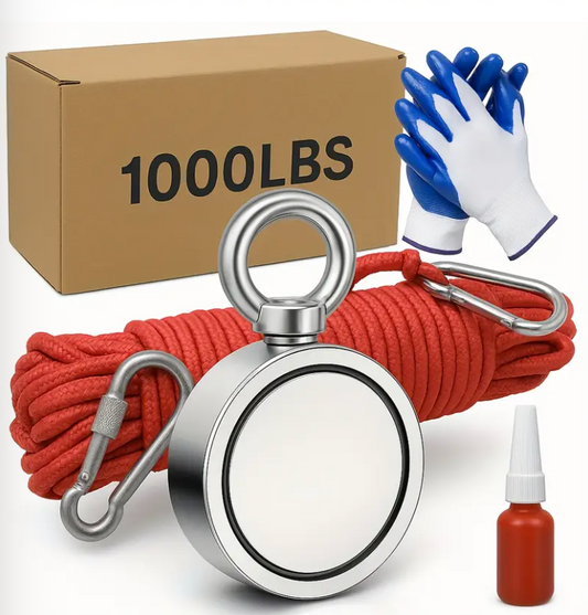 Fishing Magnet 1000LBS(453KG) Double-Sided Neodymium Magnet