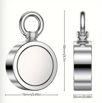 Fishing Magnet 1000LBS(453KG) Double-Sided Neodymium Magnet