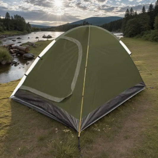 Two Person Tent - Waterproof & Windproof 4 Season Tents for Camping, Backpacking & Hiking - Durable & Easy to Set-up
