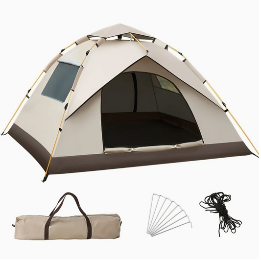3–4 Person Automatic Pop-Up Camping Tent