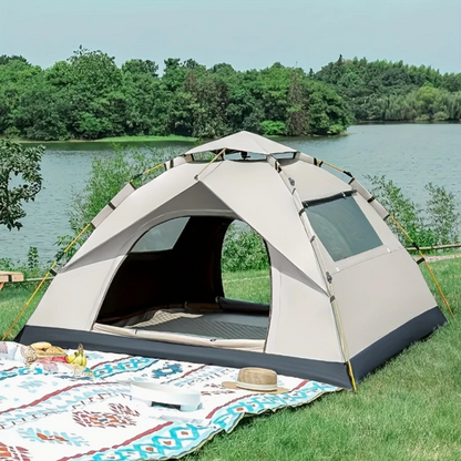 3–4 Person Automatic Pop-Up Camping Tent
